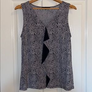 Antonio Melani navy and white tank